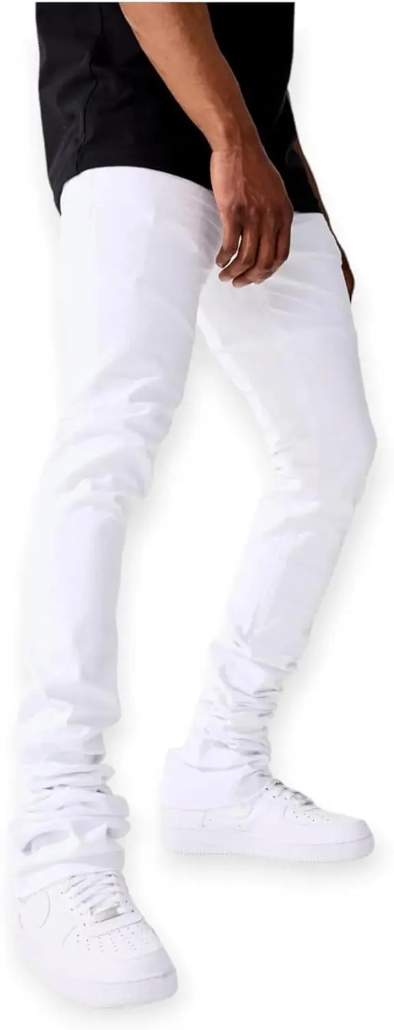 Men Martin Stacked Kingsbridge Denim (White)