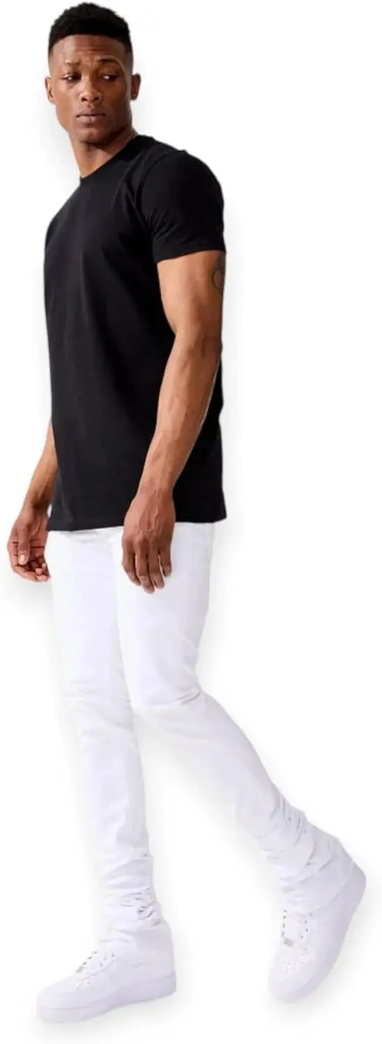 Men Martin Stacked Kingsbridge Denim (White)