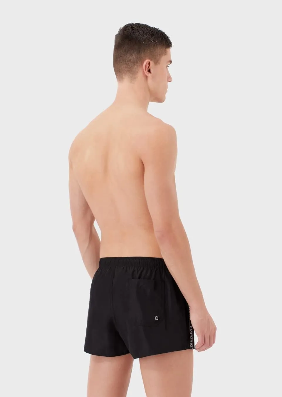 Men's Emporio Armani Denim Tape Shorts