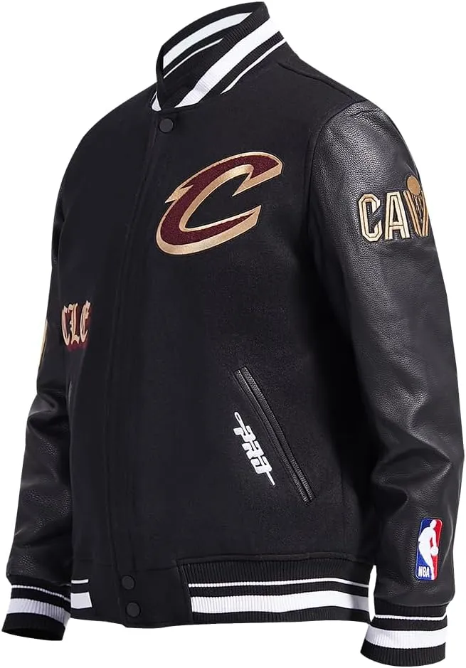 Mens NBA Old English Varsity Jacket