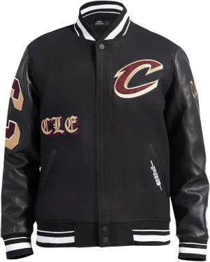 Mens NBA Old English Varsity Jacket