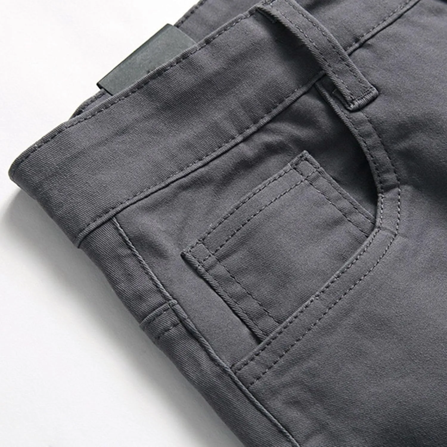 Men's Regular Fit Comfort Jean Frayed Pants Distressed Rip Trousers Straight Leg Jeans Men Mens Jeans Big and Tall