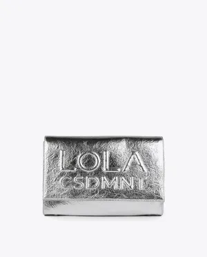 Metallic crossbody bag