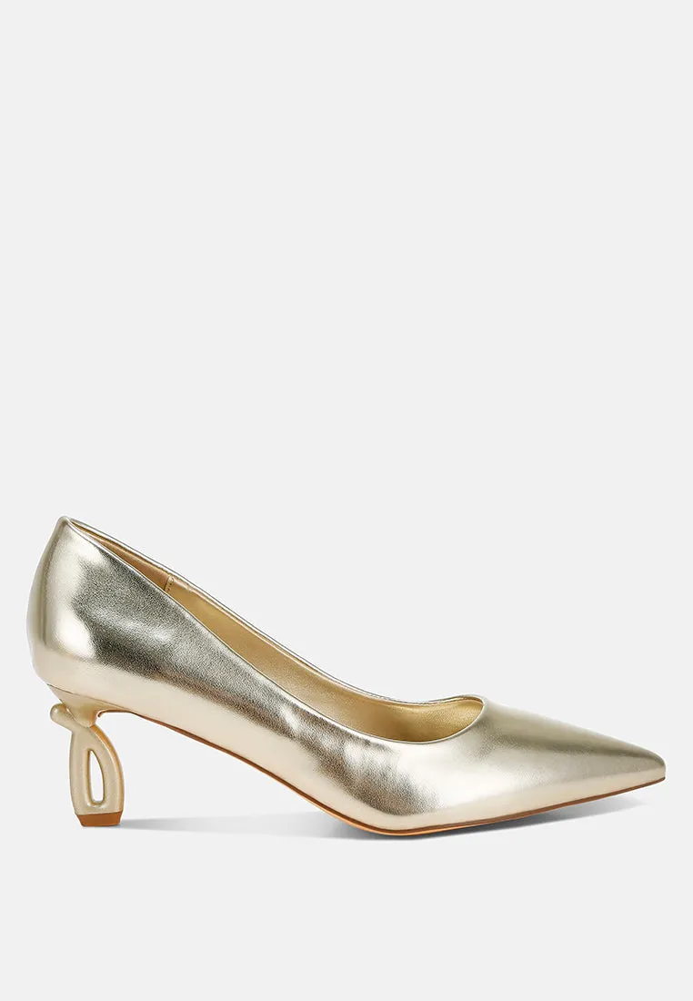 Metallic Fantasy Heel Pumps By RUW