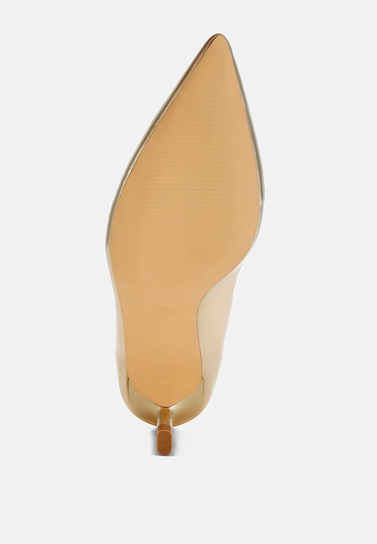 Metallic Fantasy Heel Pumps By RUW