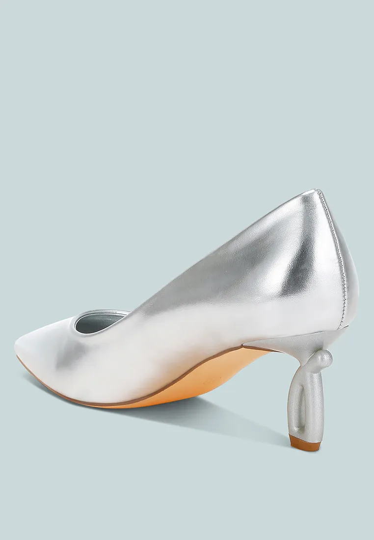 Metallic Fantasy Heel Pumps By RUW
