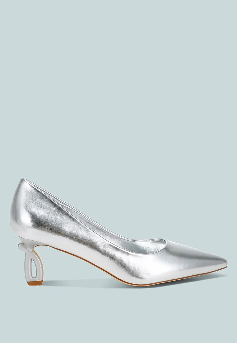 Metallic Fantasy Heel Pumps By RUW