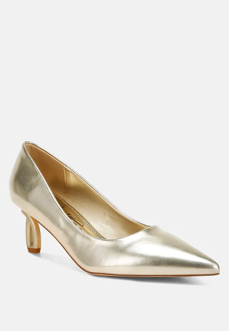 Metallic Fantasy Heel Pumps By RUW