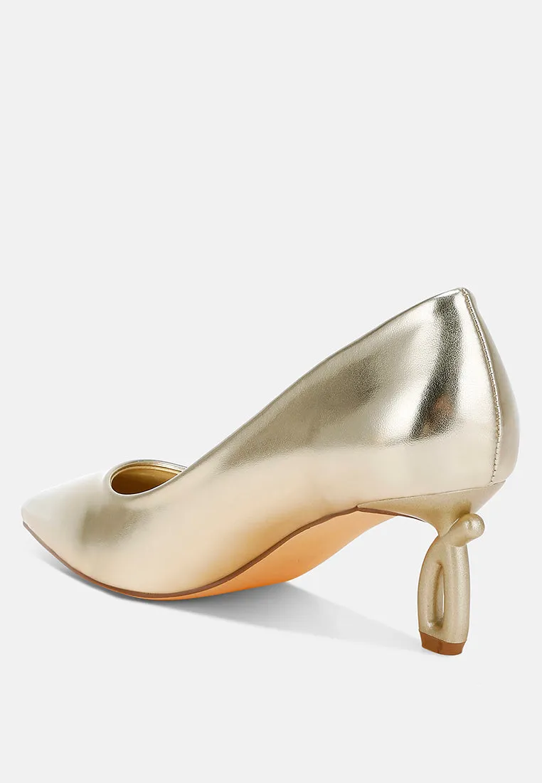 Metallic Fantasy Heel Pumps By RUW