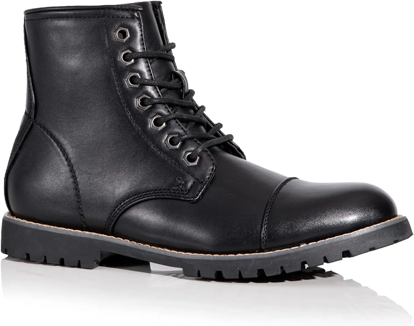 Metrocharm MC301 Men's Lace Up Cap Toe Formal Dress Casual Fashion Boots