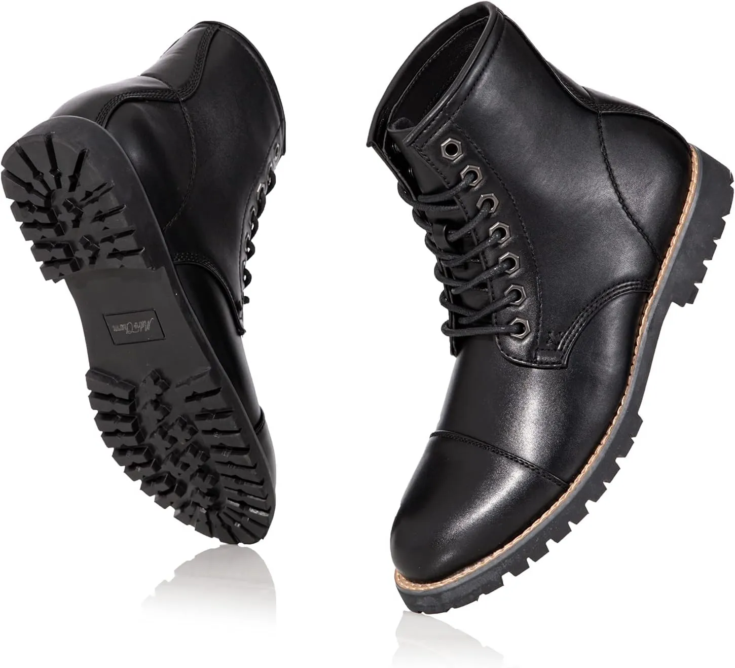 Metrocharm MC301 Men's Lace Up Cap Toe Formal Dress Casual Fashion Boots