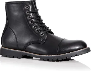 Metrocharm MC301 Men's Lace Up Cap Toe Formal Dress Casual Fashion Boots