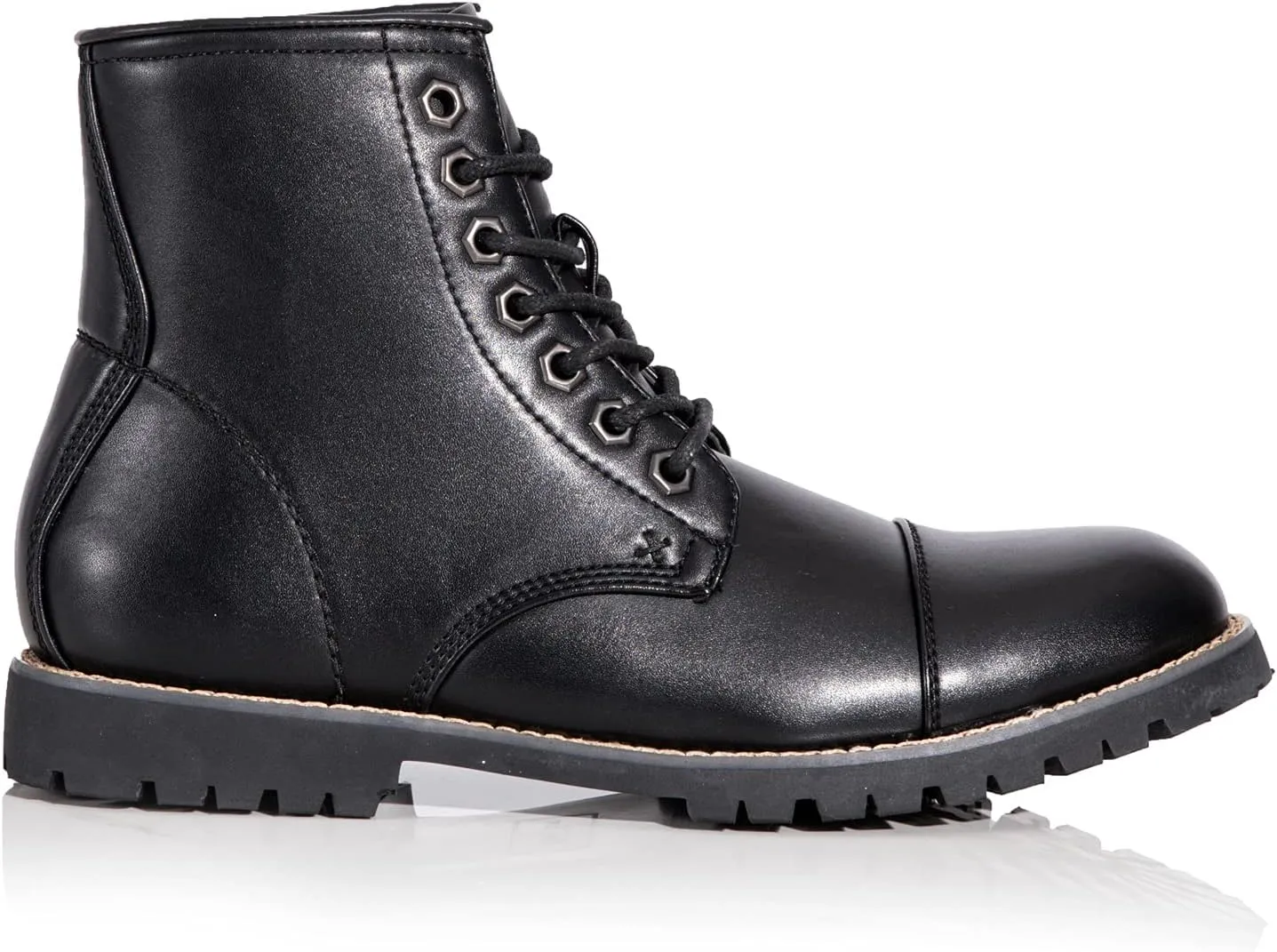 Metrocharm MC301 Men's Lace Up Cap Toe Formal Dress Casual Fashion Boots