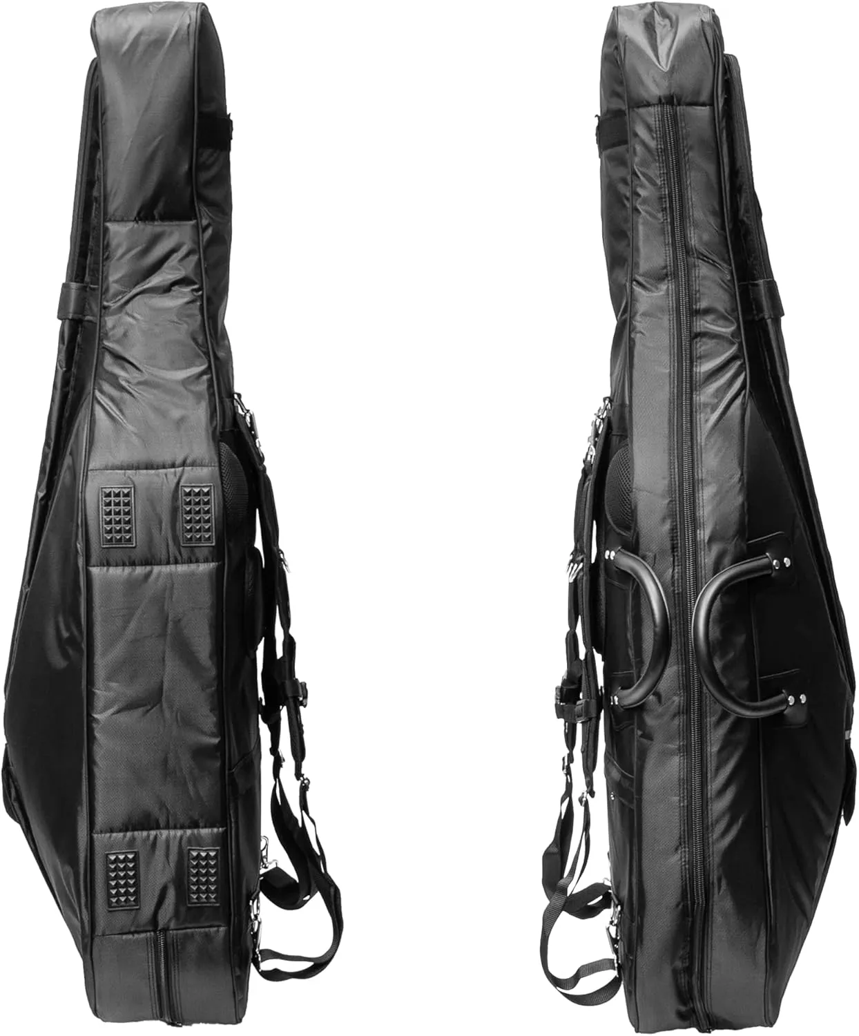 MI&VI CB-5007 Travel Cello Soft Case Gig Bag (4/4 Full Size) with Multiple Pockets and Adjustable Backpack Straps | Thick 20mm Padding | Cushioned Back Support | Non-Abrasive Lining - MIVI Music
