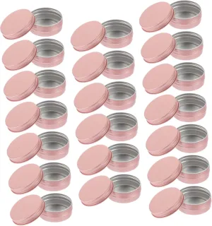 Mikinona 60ml Aluminum Cream Boxes Rose Gold Makeup Sub Container Sealed Storage Sub Box for Creams and Lipsticks