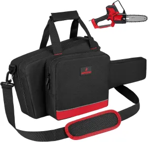 Mini Chainsaw Case Compatible with Milwaukee Electric Tool M18/ M12/CRDLSS 12V Fuel Hatchet 6In 8In Pruning, Waterproof Chainsaw Storage Bag Fits for RYOBI & Chrome (3004-20) & Accessories (Bag Only)