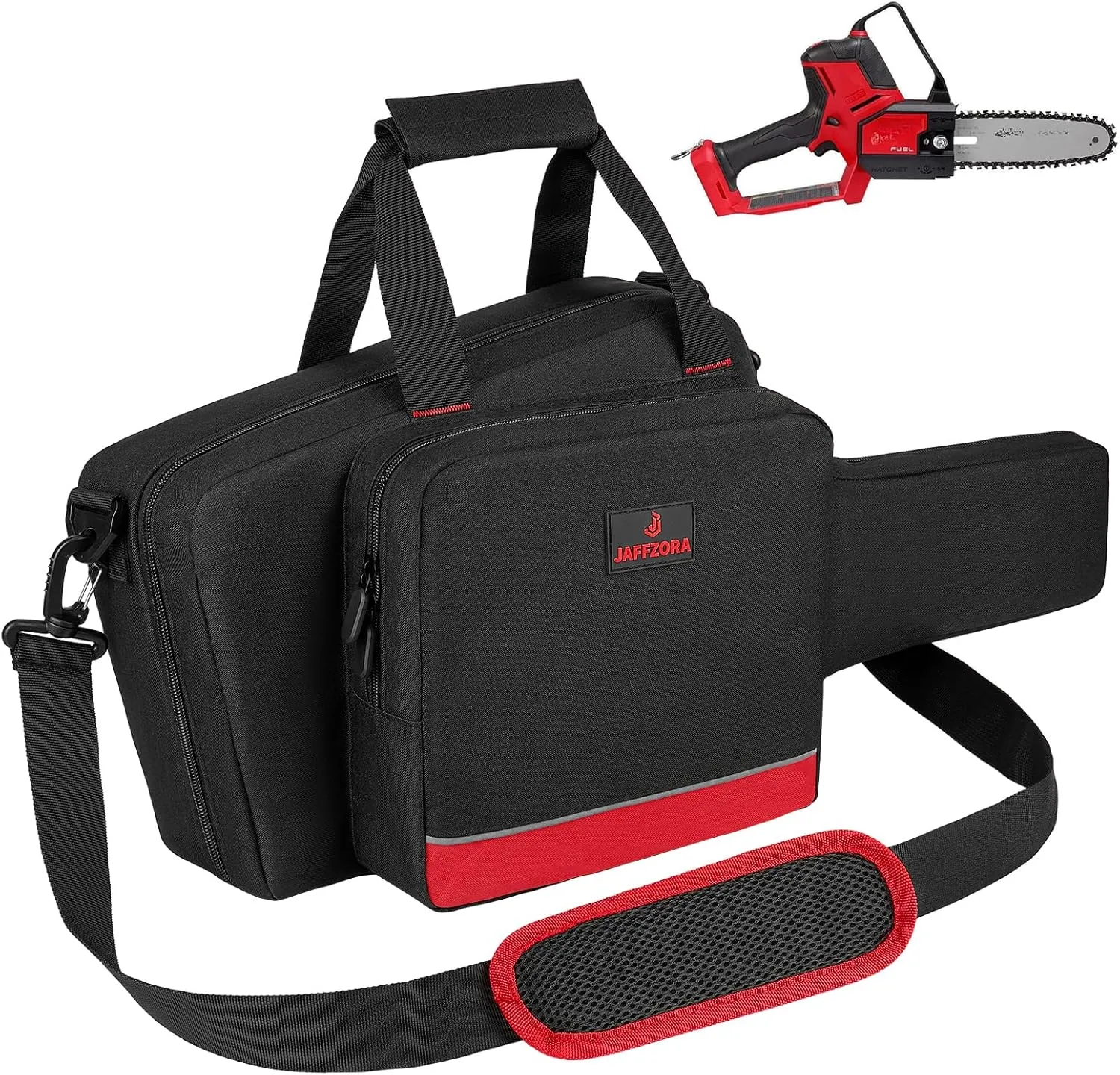 Mini Chainsaw Case Compatible with Milwaukee Electric Tool M18/ M12/CRDLSS 12V Fuel Hatchet 6In 8In Pruning, Waterproof Chainsaw Storage Bag Fits for RYOBI & Chrome (3004-20) & Accessories (Bag Only)