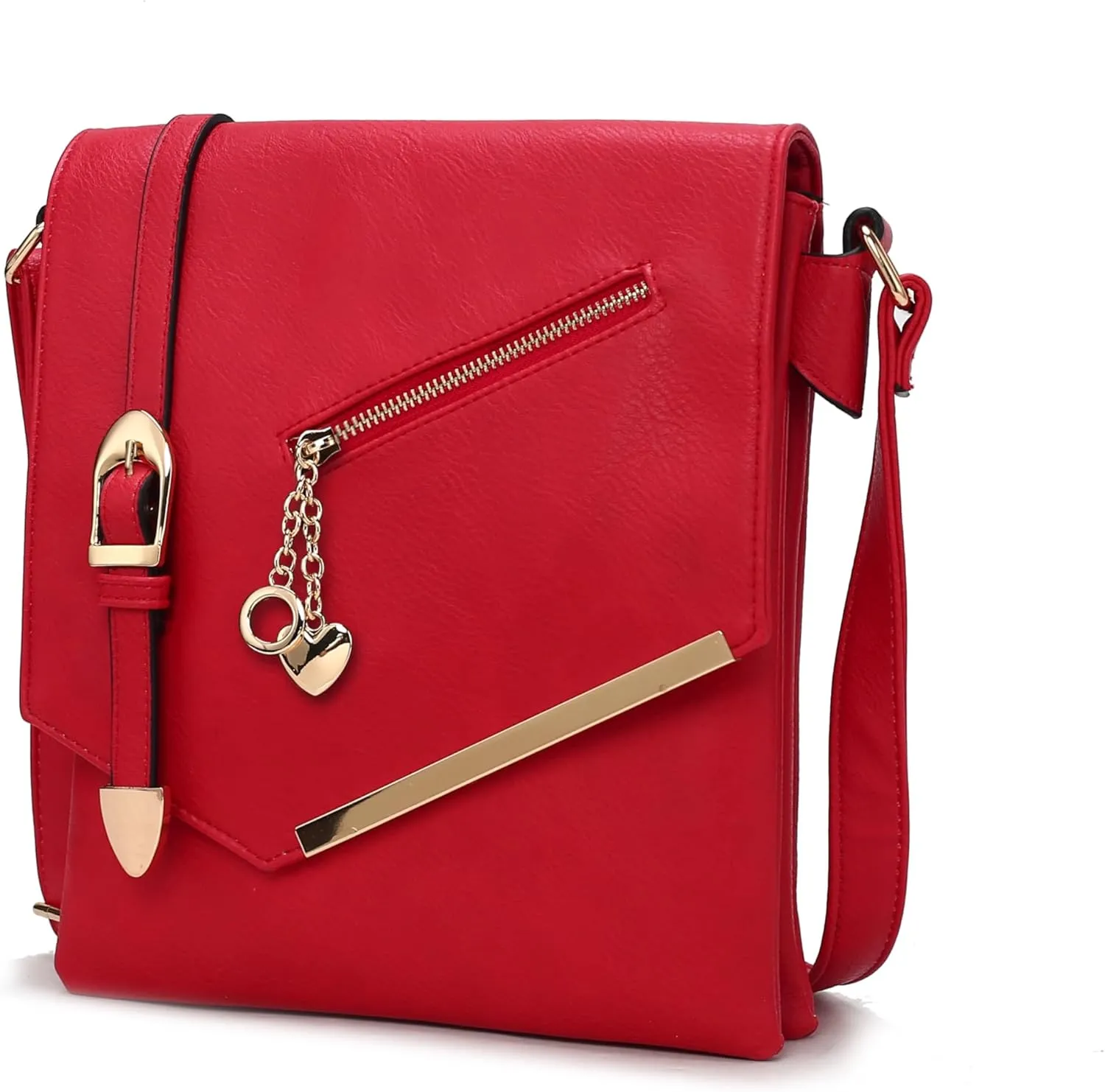 MKF Collection Crossbody Bags for Women, Sling bag Vegan Leather Shoulder bag Ladies Small Purse Handbag by Mia K