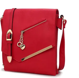 MKF Collection Crossbody Bags for Women, Sling bag Vegan Leather Shoulder bag Ladies Small Purse Handbag by Mia K