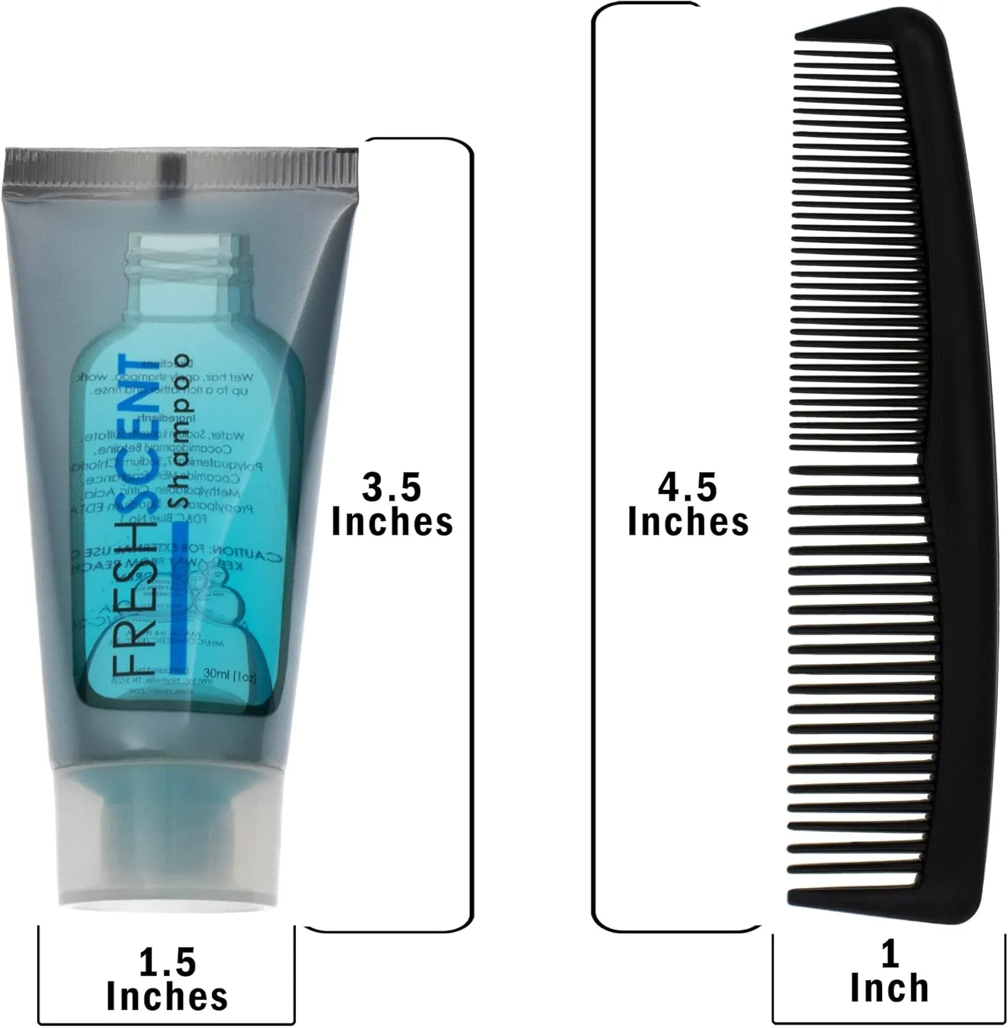 Moda West 96 Kits - Bulk Case of Wholesale Deluxe Toiletries for Men, Women, Travel, Charity