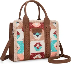 Montana West Wrangler Boho Tote Bag Aztec Top Handle Handbags and Purses Spring