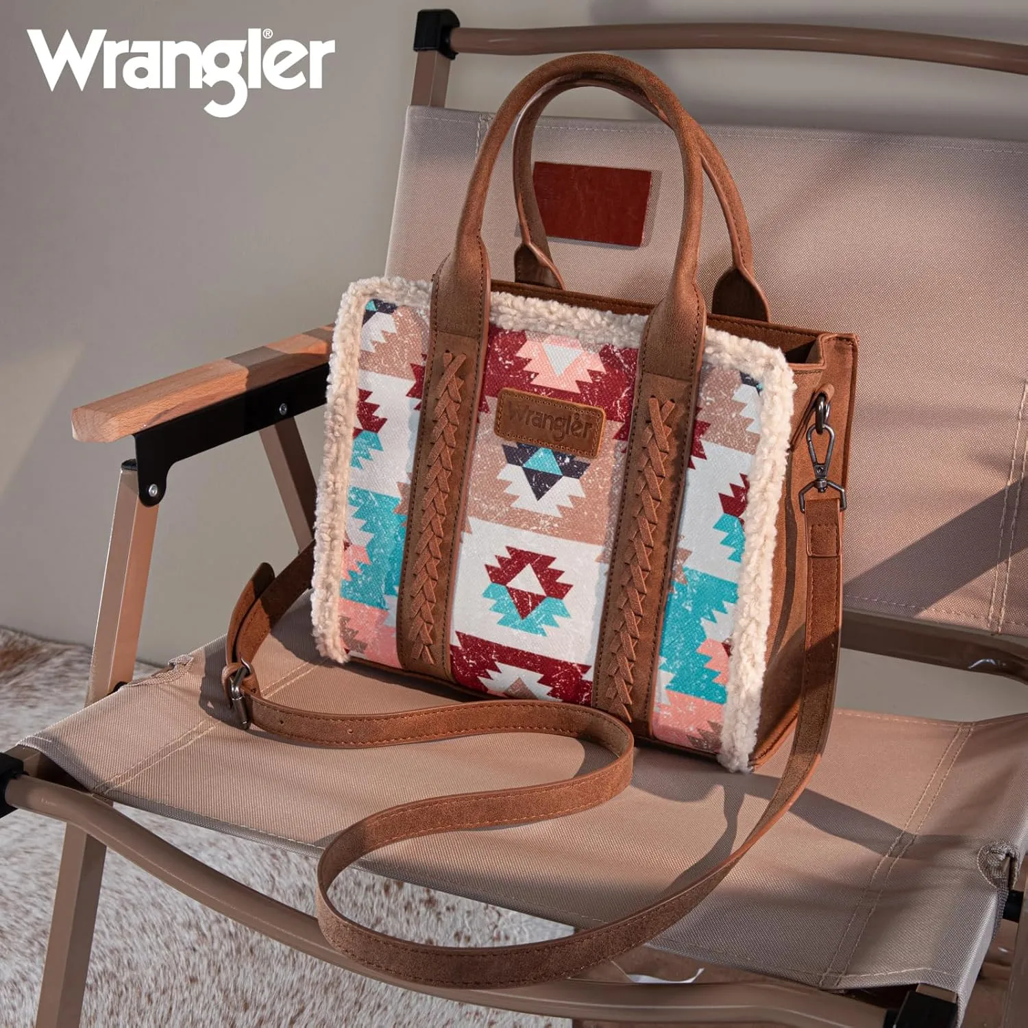Montana West Wrangler Boho Tote Bag Aztec Top Handle Handbags and Purses Spring