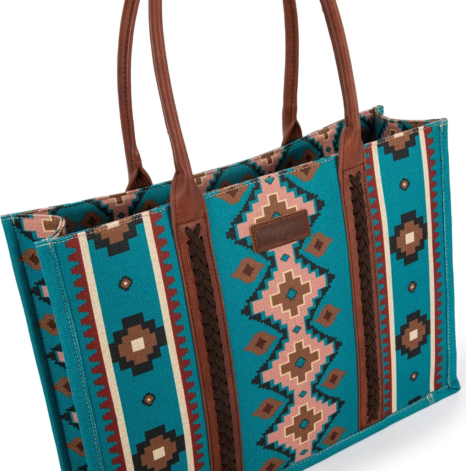 Montana West Wrangler Tote Bag for Women Western Shoulder Purses Boho Aztec Satchel Handbags