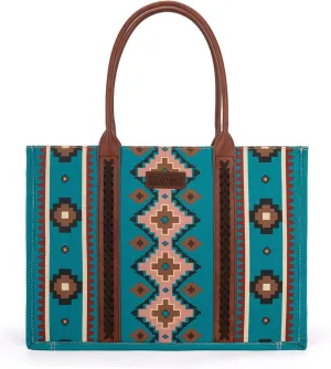Montana West Wrangler Tote Bag for Women Western Shoulder Purses Boho Aztec Satchel Handbags
