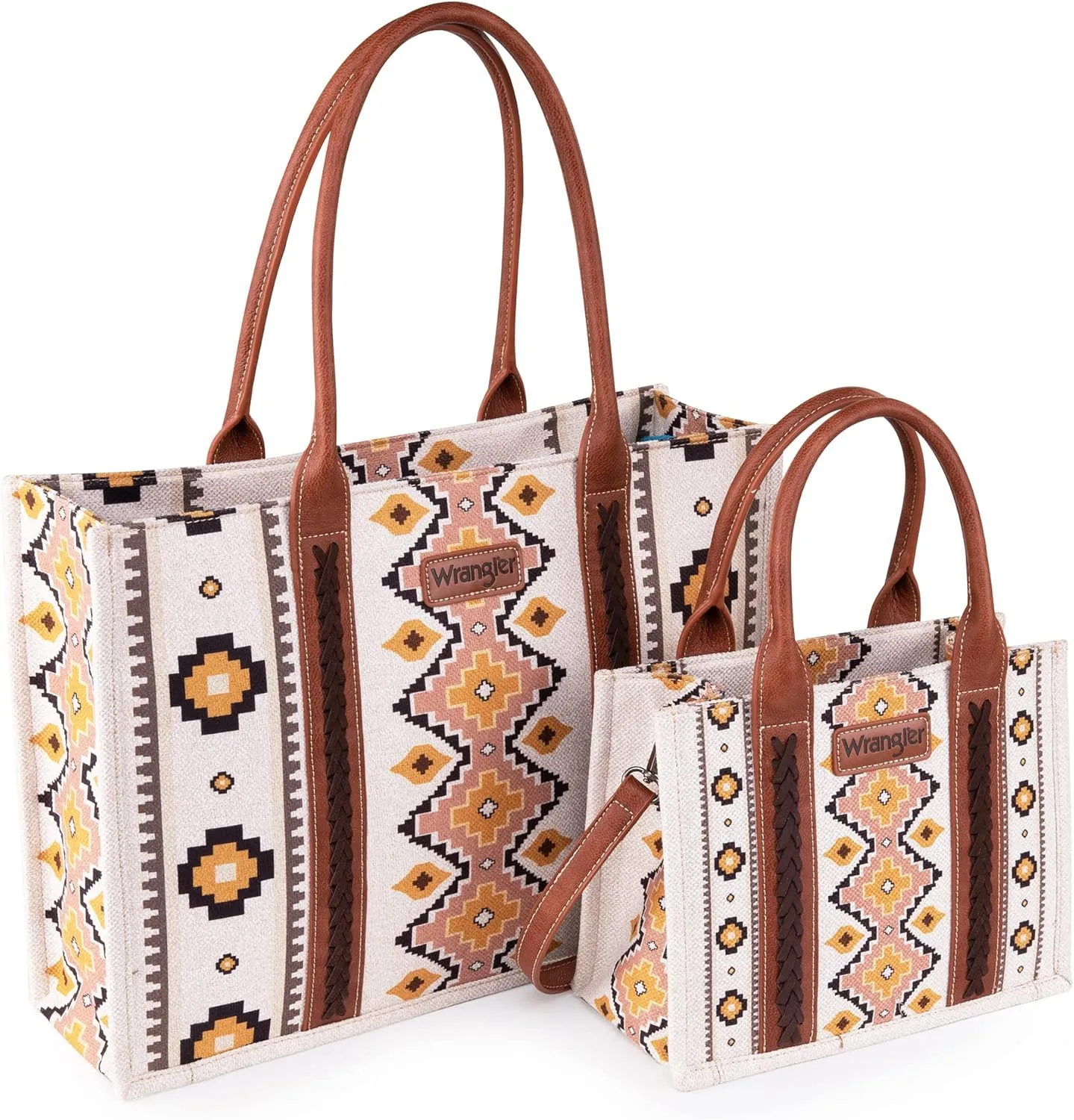 Montana West Wrangler Tote Bag for Women Western Shoulder Purses Boho Aztec Satchel Handbags