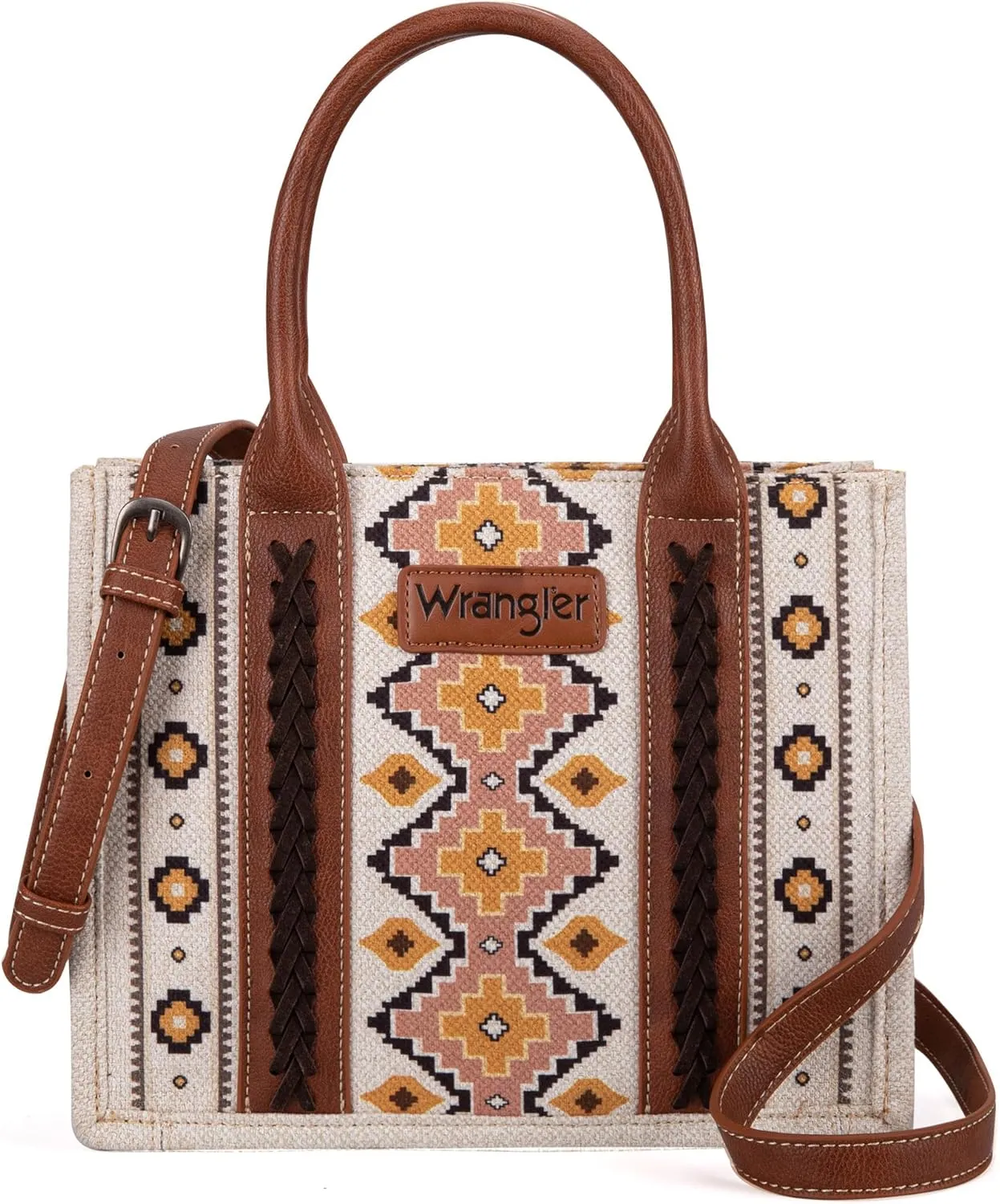 Montana West Wrangler Tote Bag for Women Western Shoulder Purses Boho Aztec Satchel Handbags