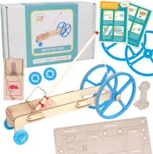 Mousetrap Car Kit 10 Pack – STEM Projects for Kids Ages 8–14, DIY Physics Car Kit for Classroom, Homeschool, Science Fair, Group Activities