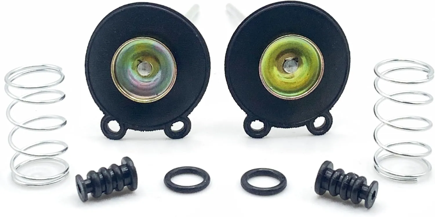 MSAOWUED 2pcs 16021-413-751 16021-438-671 16021-463-004 18-2808 Carburetor Accelerator Rebuild Kits for Honda Carburetor Carb Accelerator Pump Diaphragm For Honda CM250C CM400C CX500C CM450E CM400E