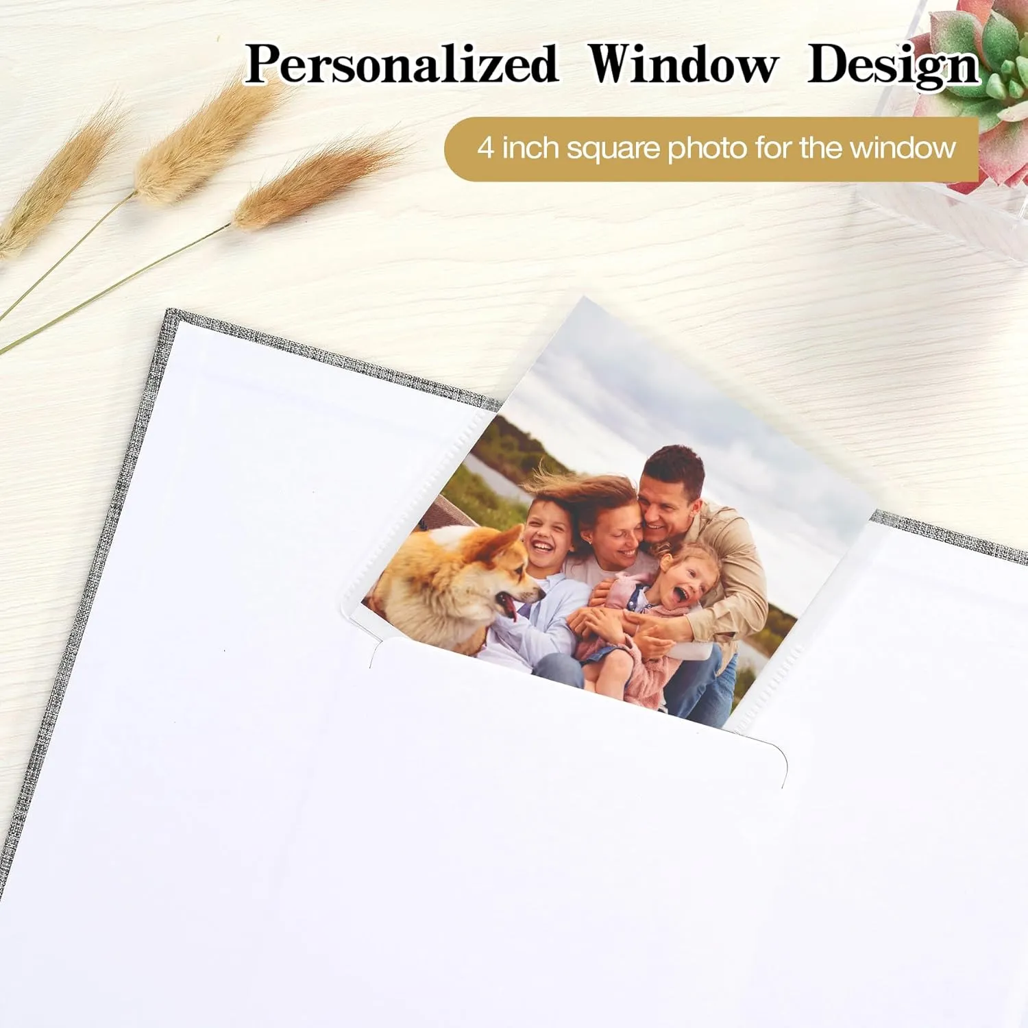 Mublalbum 12x12 Inch DIY Scrapbook Photo Album with 20 Plastic Sleeves 40 Pages Linen Cover 3 Ring Folder Binder for Wedding Baby Family and DIY Projects (Pink)