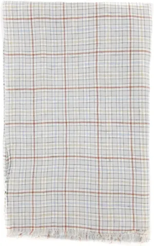New Gray Linen Scarf