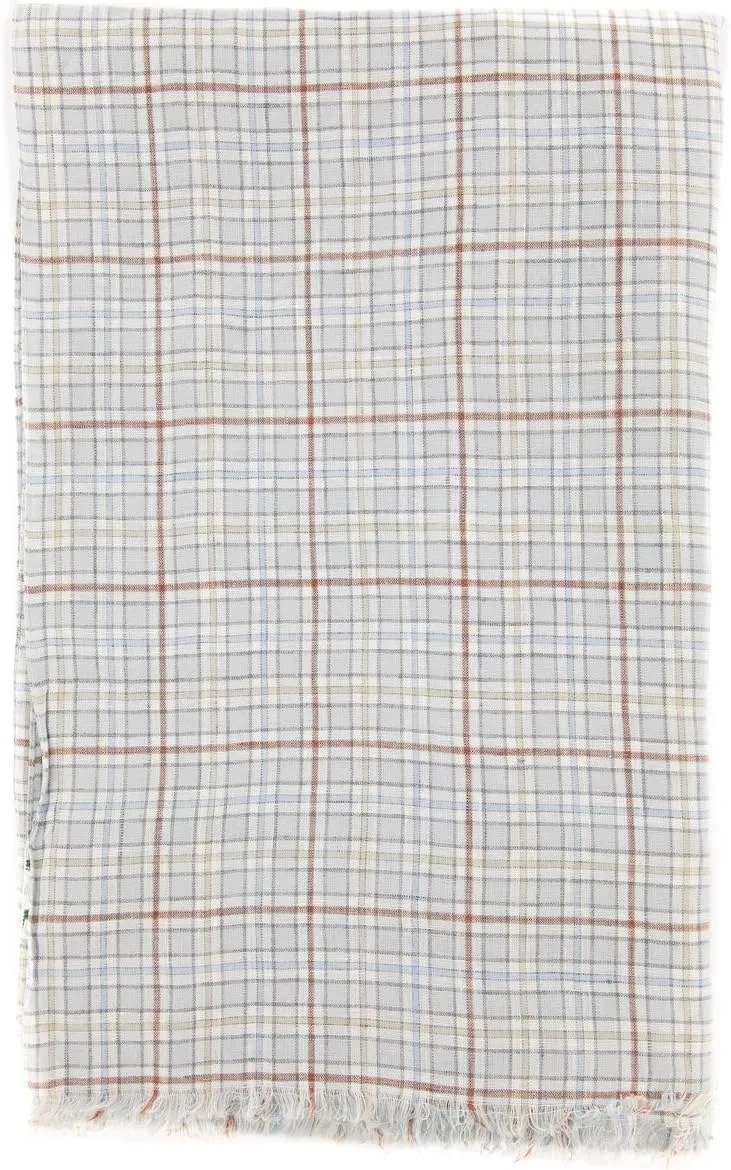 New Gray Linen Scarf