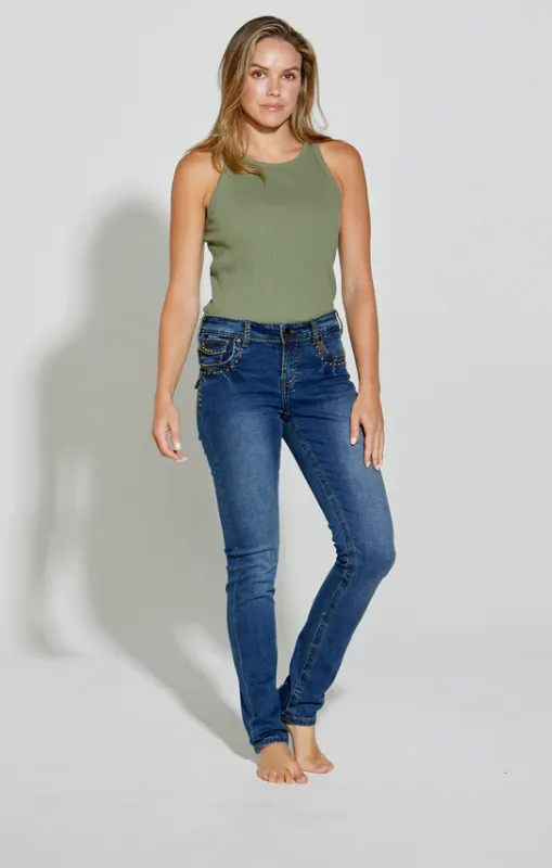 New London Jeans - Nottingham - DNM/OLIVE