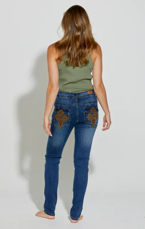 New London Jeans - Nottingham - DNM/OLIVE