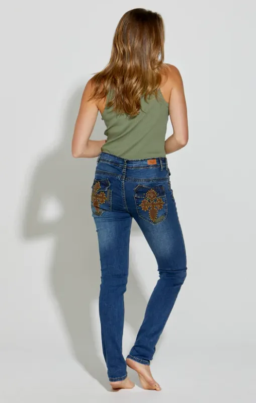 New London Jeans - Nottingham - DNM/OLIVE