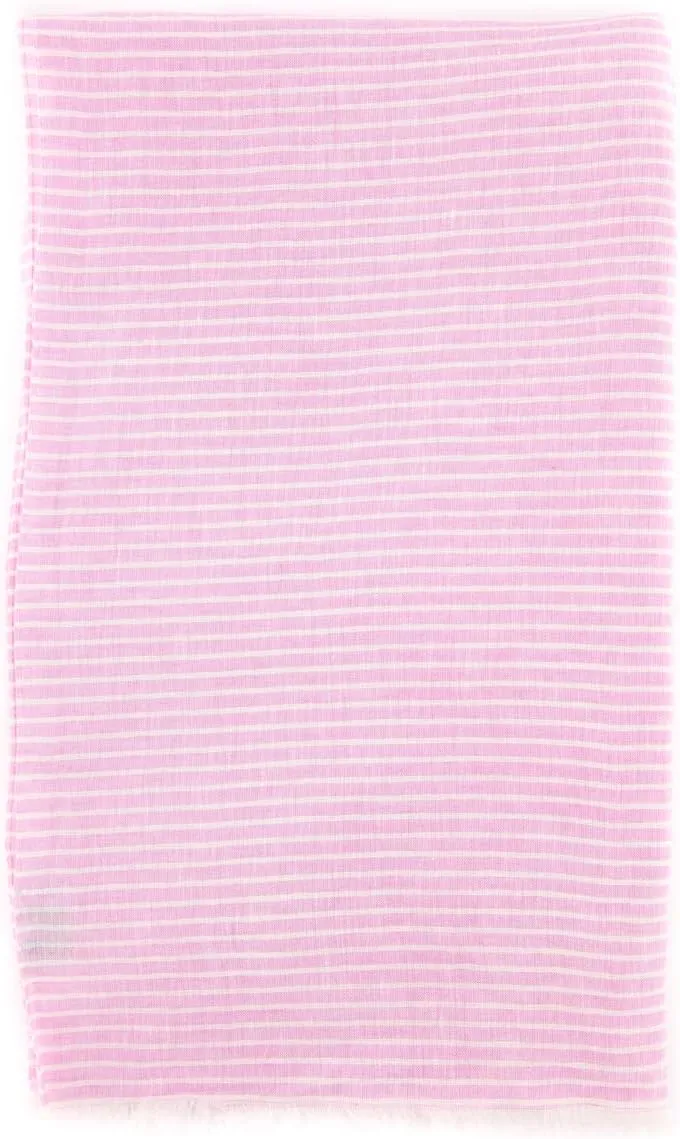 New Pink Linen Scarf