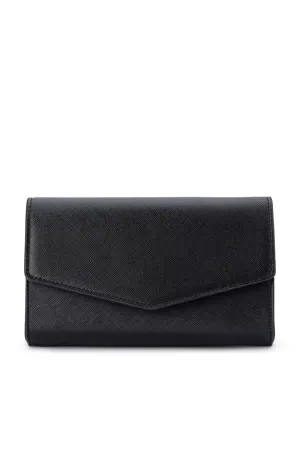 Nic Envelope Clutch - Black