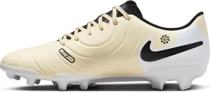 Nike Tiempo Legend 10 Club Multi-Ground Low-Top Soccer Cleats (DV4344-700, LEMONADE/BLACK-MTLC GOLD COIN) Size 10