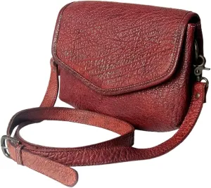 Nmbgz108A Envelope Vintage Handmade Genuine Cowhide Leather Women Bag Western Handbag Purse