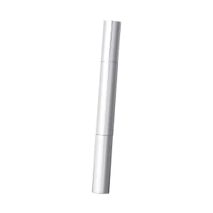 NOLITOY 5pcs Empty Nail Polish Pens Tube Cosmetic Applicators with Brush Tip for Precision Application of Nail Polish Lip Gloss Essential Oils and More Silver