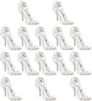 NUOBESTY 15Pcs Christmas Tree Hanging Ornaments Mini High Heels Pendants Xmas Tree Hanging Decor