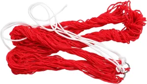 Nylon Hammock for Outdoor Use Portable Camping Hanging Chair with Mesh Design for Camping Hunting Hiking Travel Strong and Comfortable Red Color