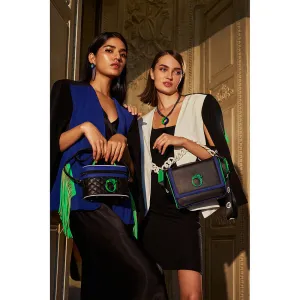 Oceana Clutches Black Vanity Bag