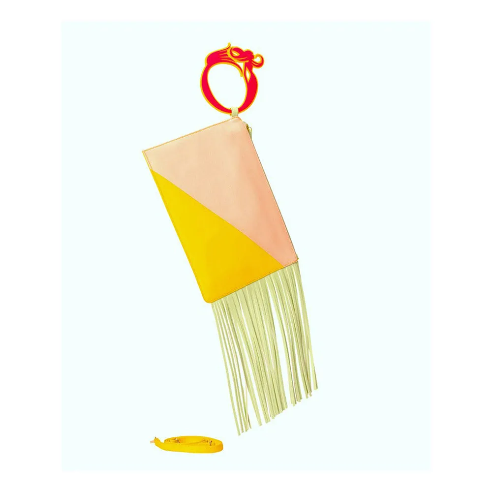 Oceana Clutches Pink Big Rectangle Wristlet