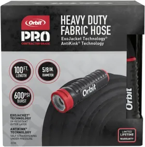 Orbit Pro ExoJacket Heavy Duty Water Hose (100-Foot x 5/8-Inch)