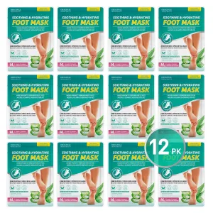 Original Derma Beauty 12 pairs Moisturizing Foot Mask Foot Spa Foot care (Aloe)