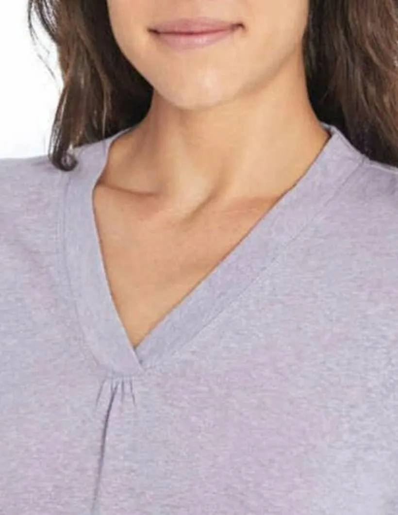 Orvis Women's Relaxed Fit V-Neck 3/4 Sleeves Top